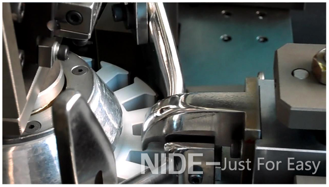 wheel hub motor coil winding machine