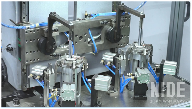 double stations coil winding machine for brushless dc motor