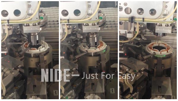 servo motor BLDC stator needle winding machine coil winder 