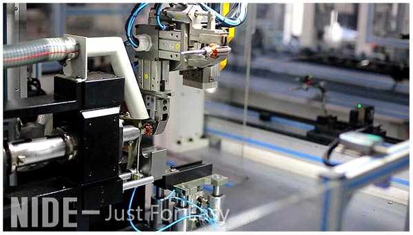 2. The armature commutator spot welder hot staking machine