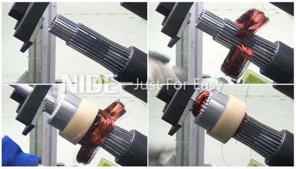 stator winding inserting machine