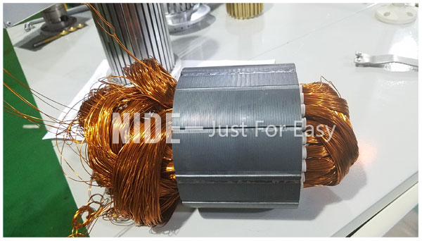 motor stator coil wire inserting machine coil embedded machine