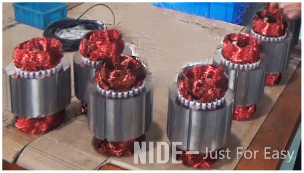electric motor stator coil insering quipment