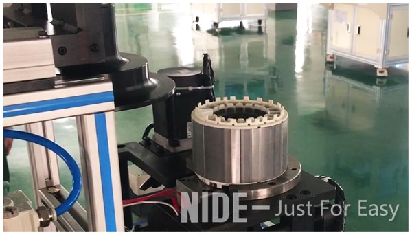 BLDC servo motor stator slot paper insertion equipment