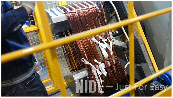 Big Power deep water pump Motor Stator Coil Making machine-2
