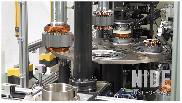 Automatic induction motor stator lacing machine production line-3
