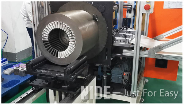 Auto submersible motor stator slot paper inserting machine-4