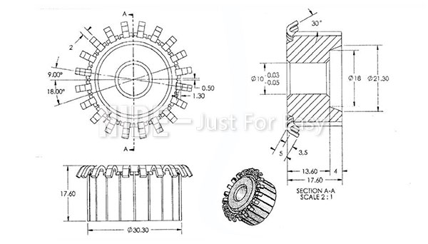 Micro DC motor part commutator.jpg Micro DC motor part commutator.jpg