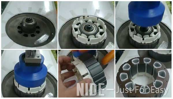 BLDC stator insulation paper inserting machine