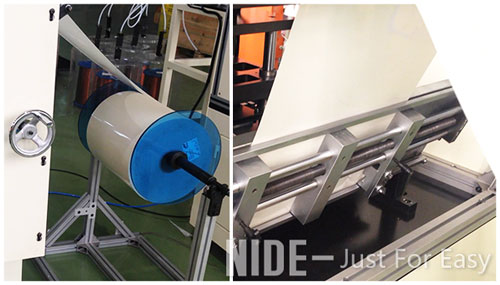 water pump stator paper insertion