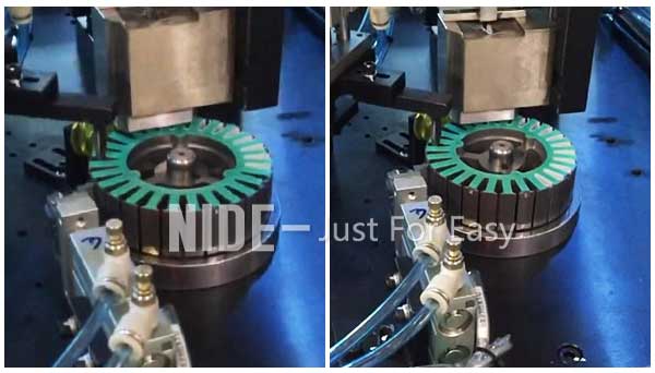 wheel hub motor insulation paper insering insertions