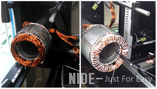 stator coil lacing machine