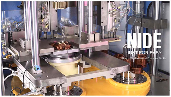 automatic stator coil and inserting machine