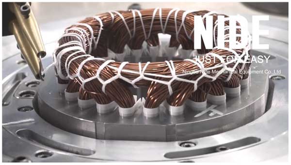 automatic stator coil lacing machine